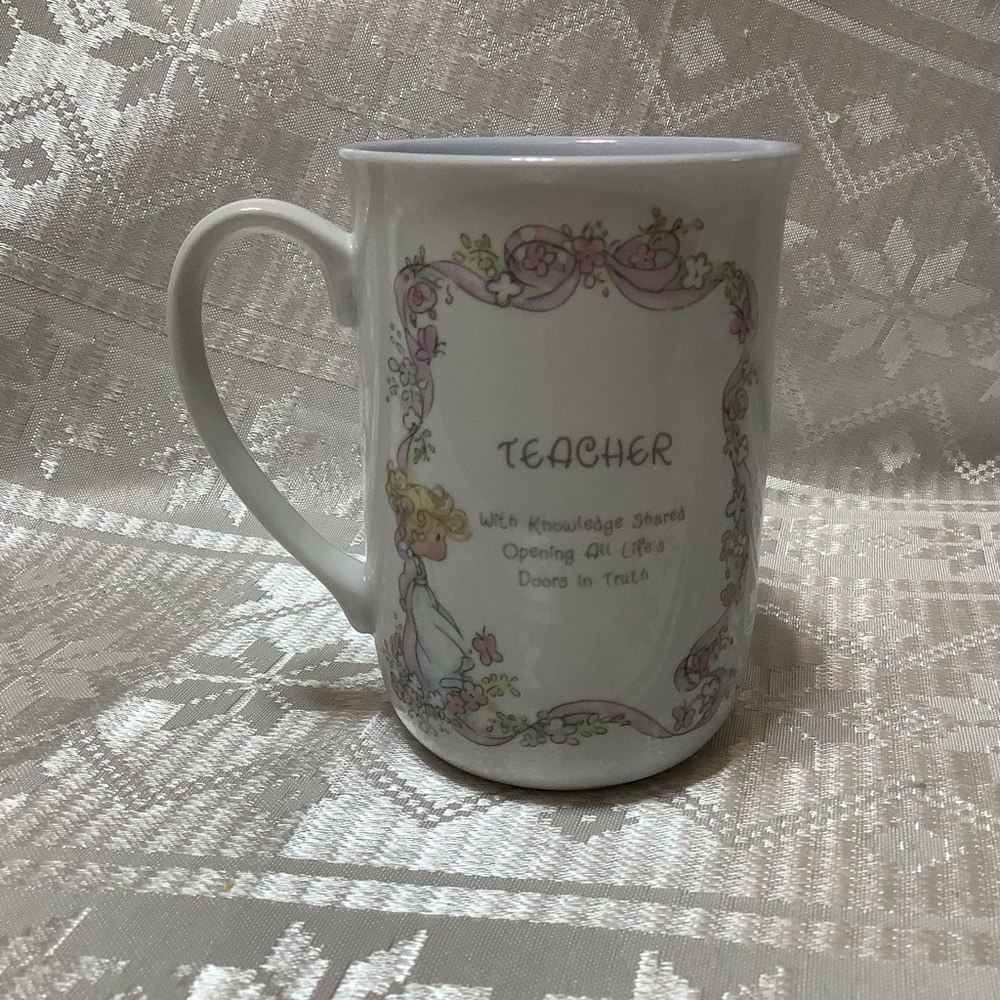 Precious Moments Teacher Mug Vintage 1990 Vintage - Picture 3 of 8
